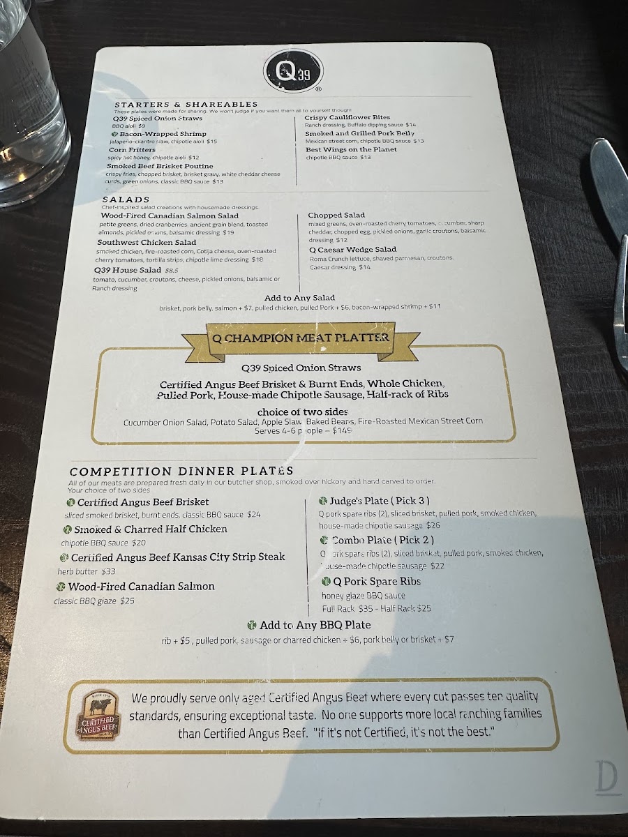 Menu Q39 - Midtown-4