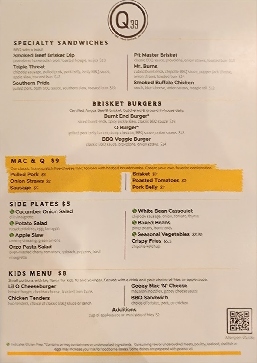 Menu Q39 - Midtown-7