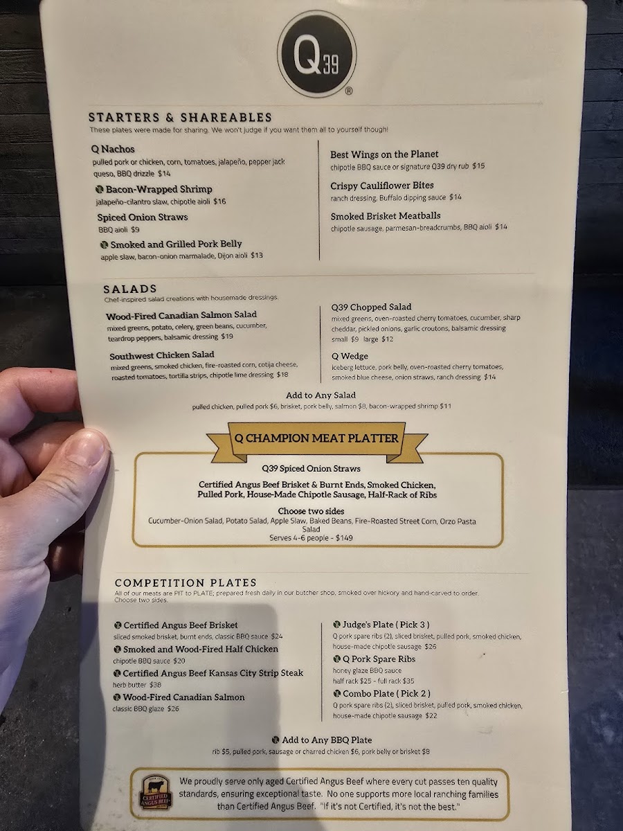 Menu Q39 - Midtown-9